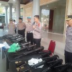 Kapolres Aceh Selatan Pimpin Langsung Pemeriksaan Senjata Api