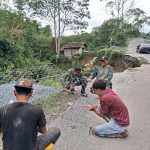 Kodim 0119/Bener Meriah pasang Beronjong di Kecamatan Bener Kelipah