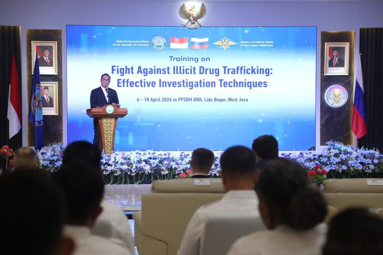 BNN dan RUSIA Perkuat Kapasitas Penegakan Hukum Hadapi Kejahatan Narkotika Lintas Negara