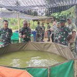 Danrem 012/Teuku Umar Kunjungi Kompi Produksi Kodim 0107/Aceh Selatan, Dukung Ketahanan Pangan