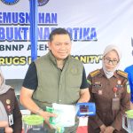 BNN Aceh Musnahkan Hampir 5 Kilogram Narkotika Jenis Sabu