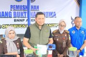 BNN Aceh Musnahkan Hampir 5 Kilogram Narkotika Jenis Sabu