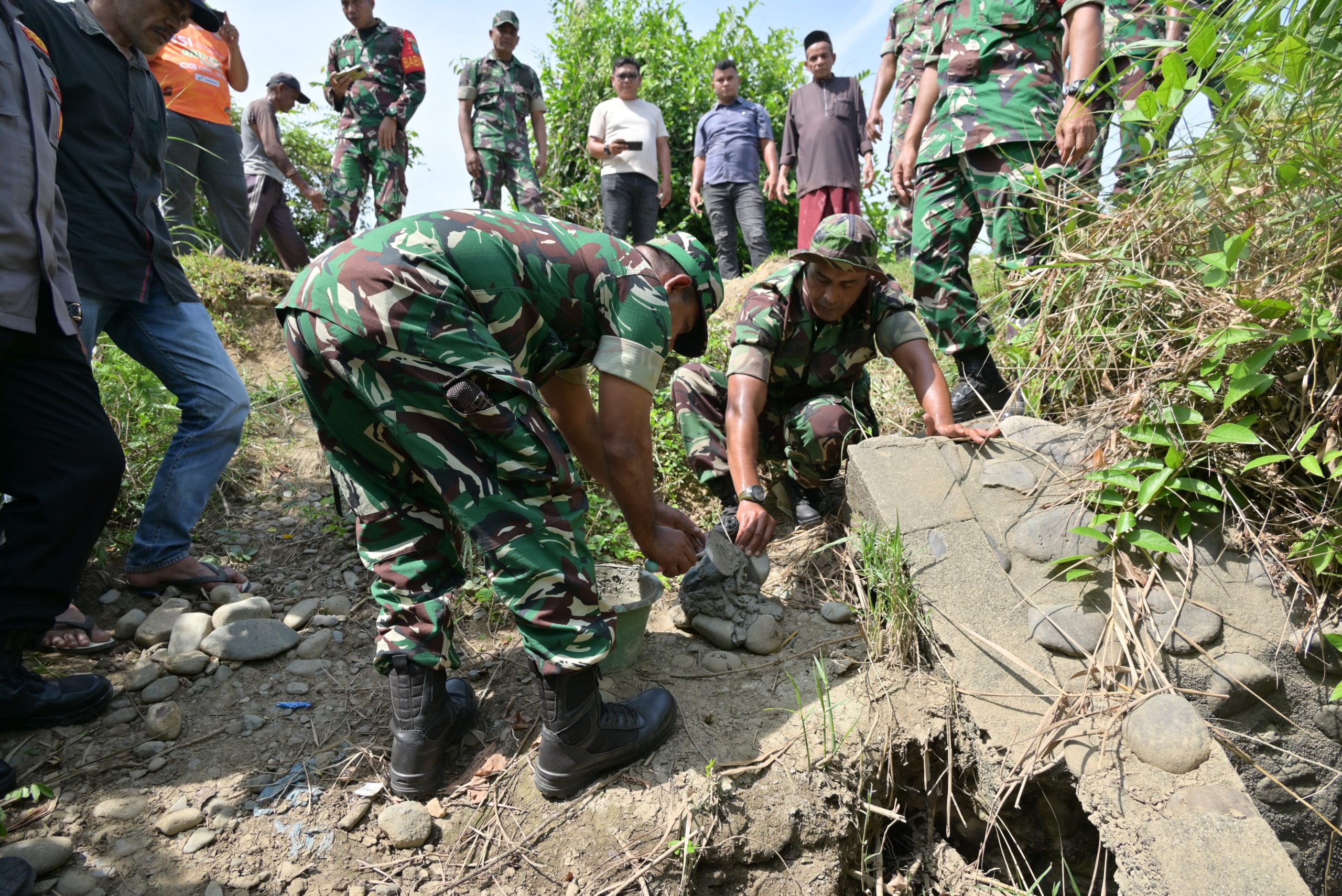 Peletakan Batu Pertama Jembatan Aramco, Harapan Baru untuk Petani Delima