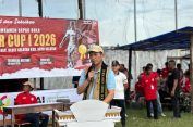 Bupati Aceh Selatan Buka Turnamen Sepak Bola Mawar Cup I Tahun 2026