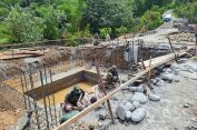 TNI dan Warga Bersinergi Pulihkan Akses Vital dengan membangun Jembatan Gantung di Aceh Tenggara