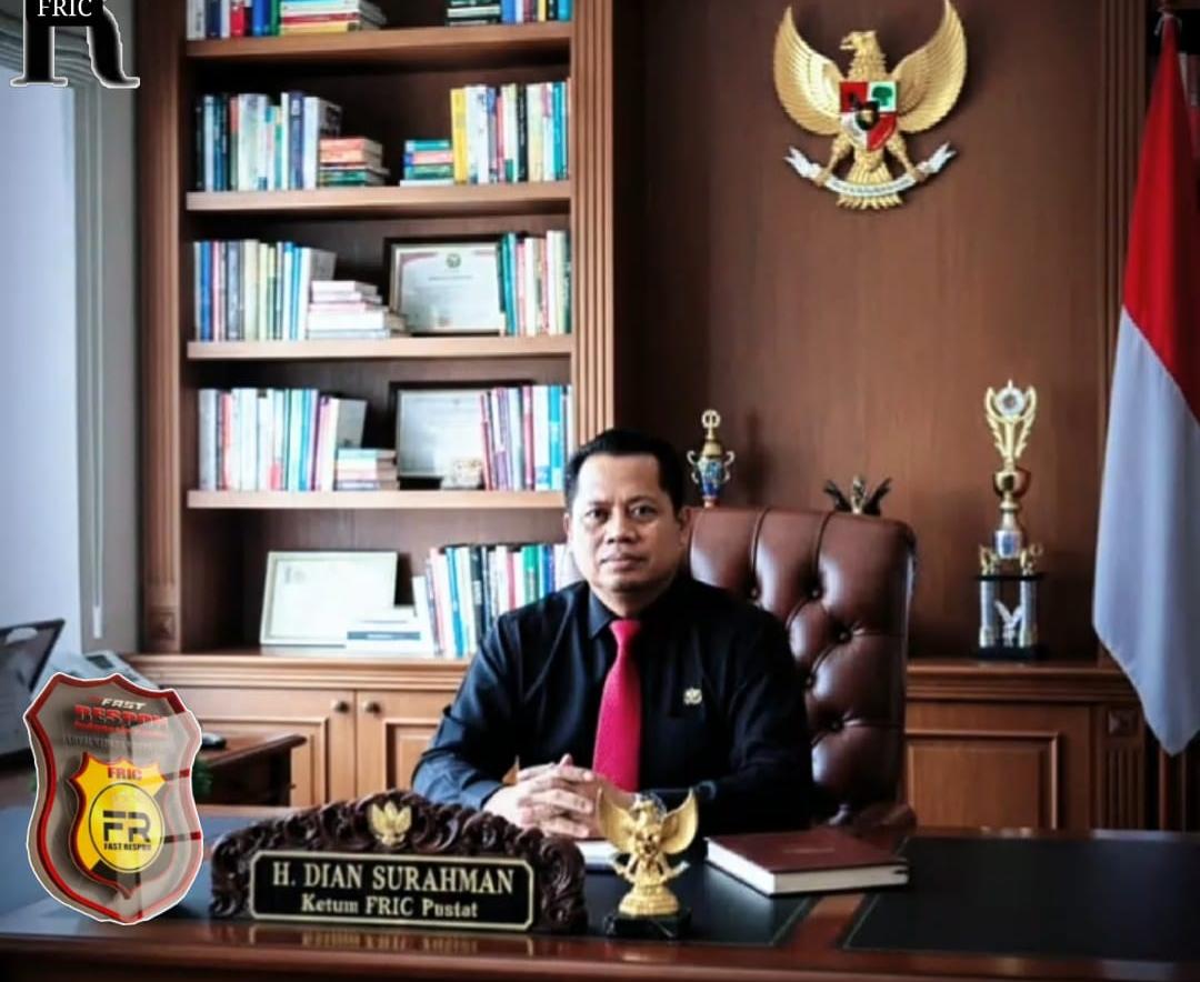 Ketum FRIC H. Dian Surahman Tegaskan Pentingnya Asas Pembuktian dalam Penegakan Hukum: “Actori Incumbit Probatio Harus Jadi Pegangan”