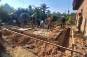 Satgas TMMD Reg ke-128 Kodim 0104/Aceh Timur Kebut Pembangunan RTLH, Rehab MCK, dan Pengerasan Jalan di Desa Alue Canang