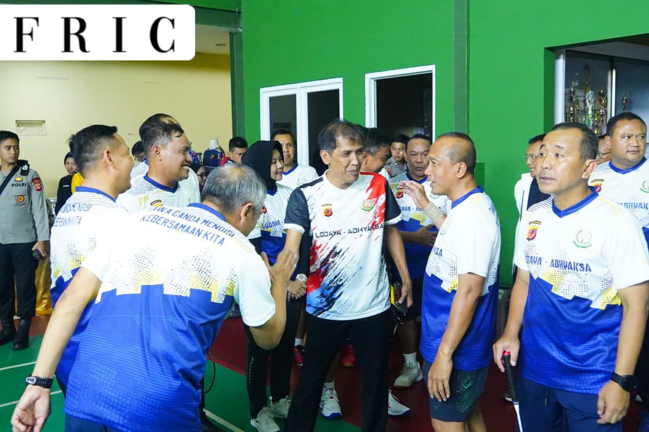 ‎Kebersamaan Tulus Kapolda Jabar dan Kajati Sebagai Mitra Strategis Lewat Farewell Badminton