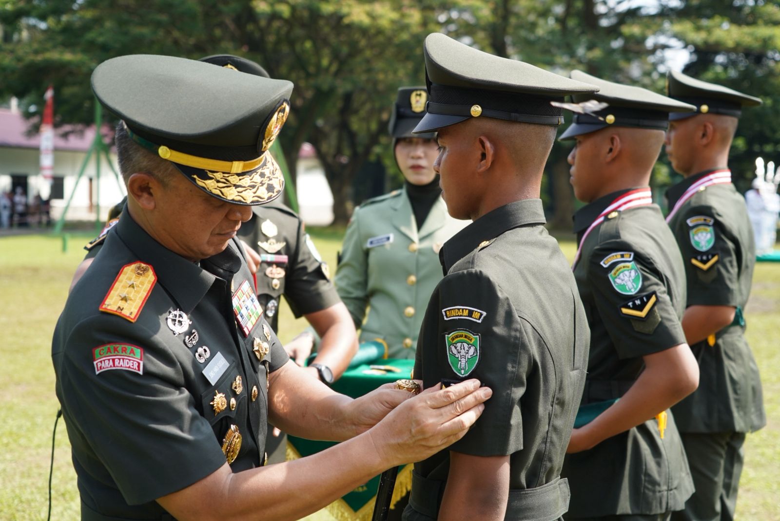 Pangdam Iskandar Muda Lantik 101 Bintara Baru di Rindam IM
