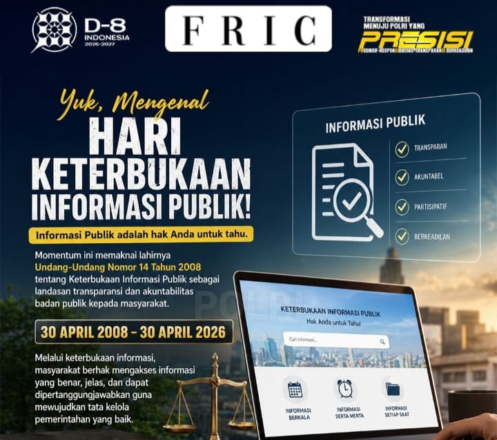 Polri Raih Predikat Informatif Tertinggi Nasional, Momentum Hari Keterbukaan Informasi 2026 Perkuat Kepercayaan Publik