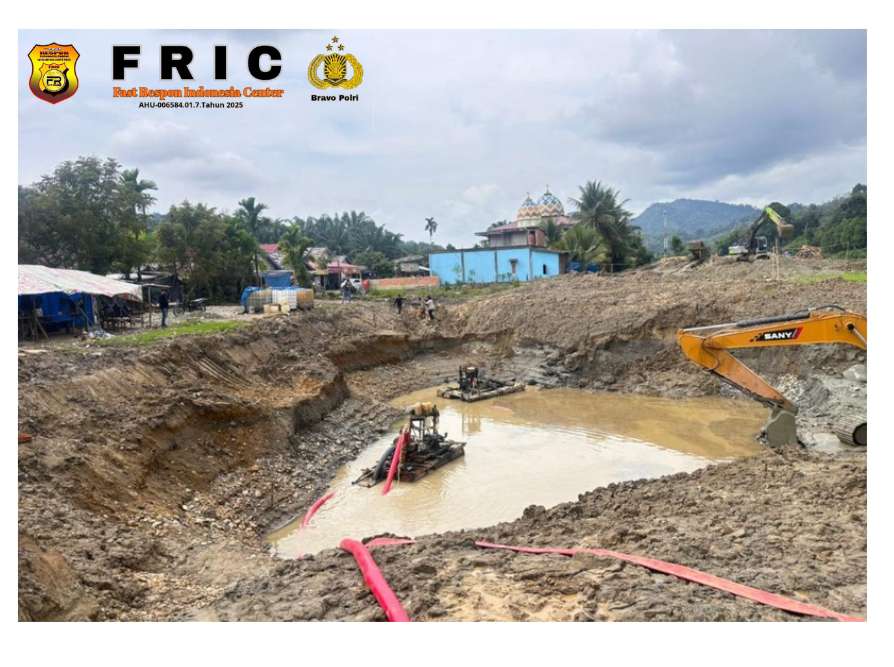 Gerak Cepat, Polda Jambi Tangkap 7 Pelaku PETI di Kab. Merangin